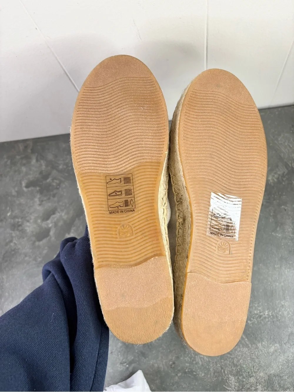 Soludos Watermelon Juice Platform Espadrilles natural sand patch novelty 8.5 new